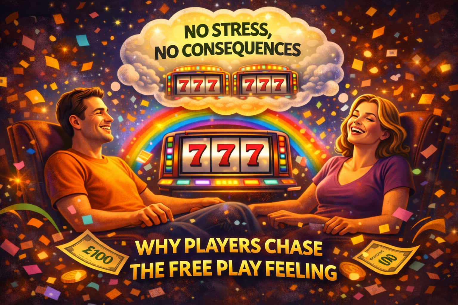 image showing the chill response to playing free play